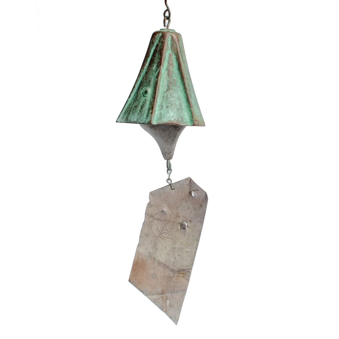 Brutalist Bronze Wind Bell - Paolo Soleri Style (1 of 3)