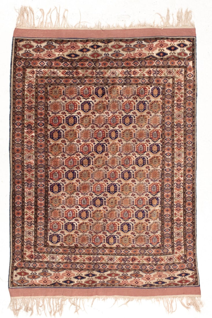Antique Wool & Silk Afghan Mauri Kabul Rug (1 of 4)