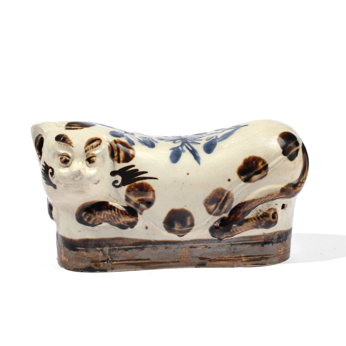 Chinese Cizhou Type Stoneware Cat Pillow (1 of 6)