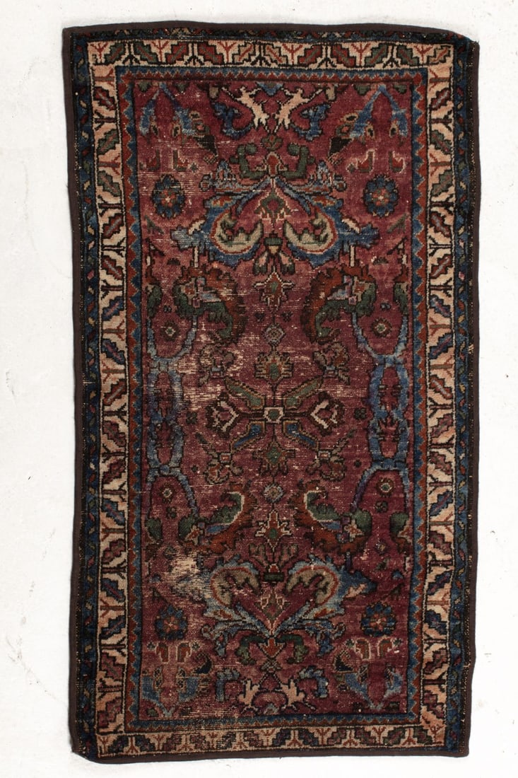Antique Persian Hamadan Hand Knotted Wool Rug (1 of 4)