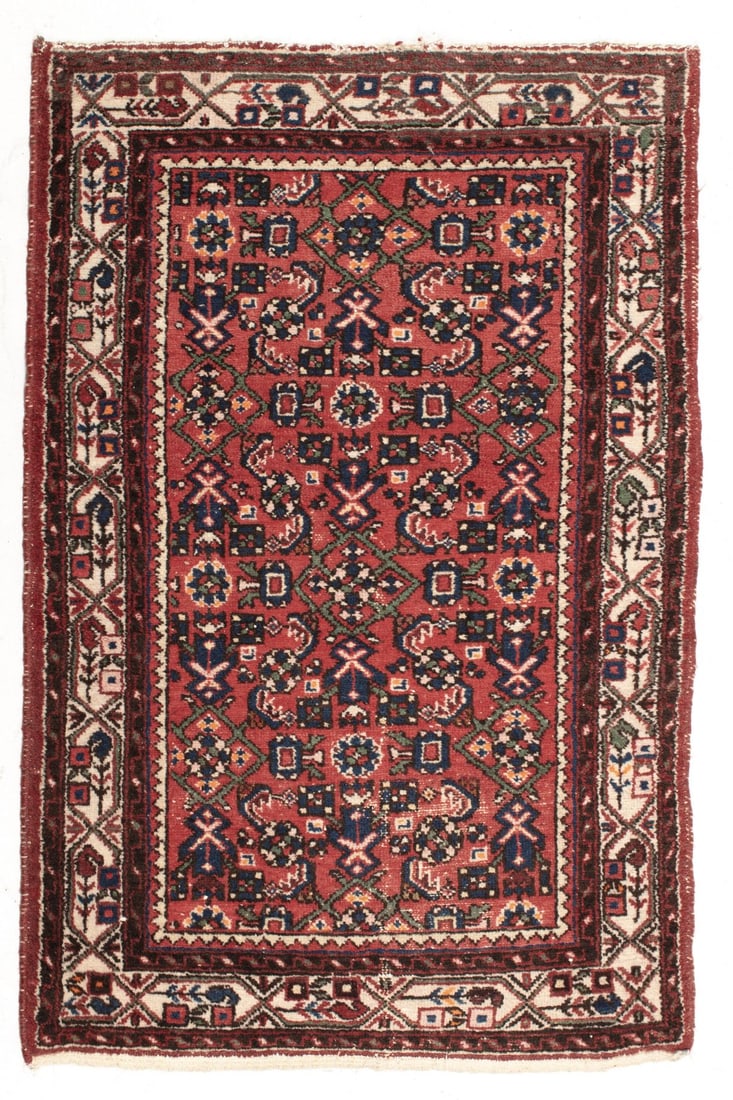 Hand Knotted Persian Hamadan Rug (1 of 3)