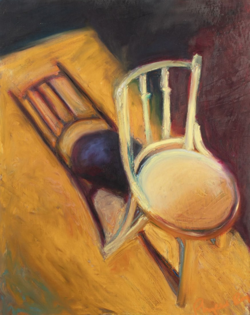 Phyllis Ray "Chair in Orange Sunlight" (1 of 3)