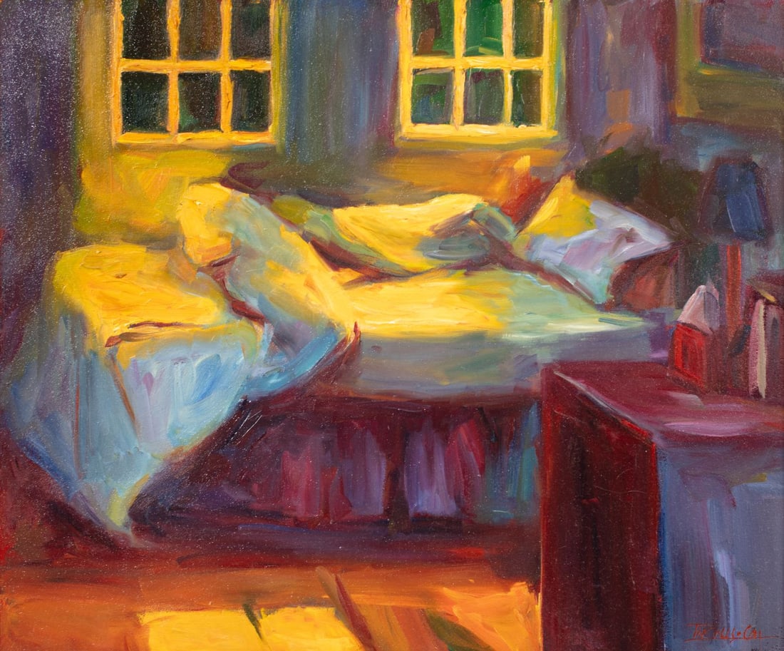 Pam Ingalls (WA) "Moonlight II" Oil on Masonite (1 of 4)