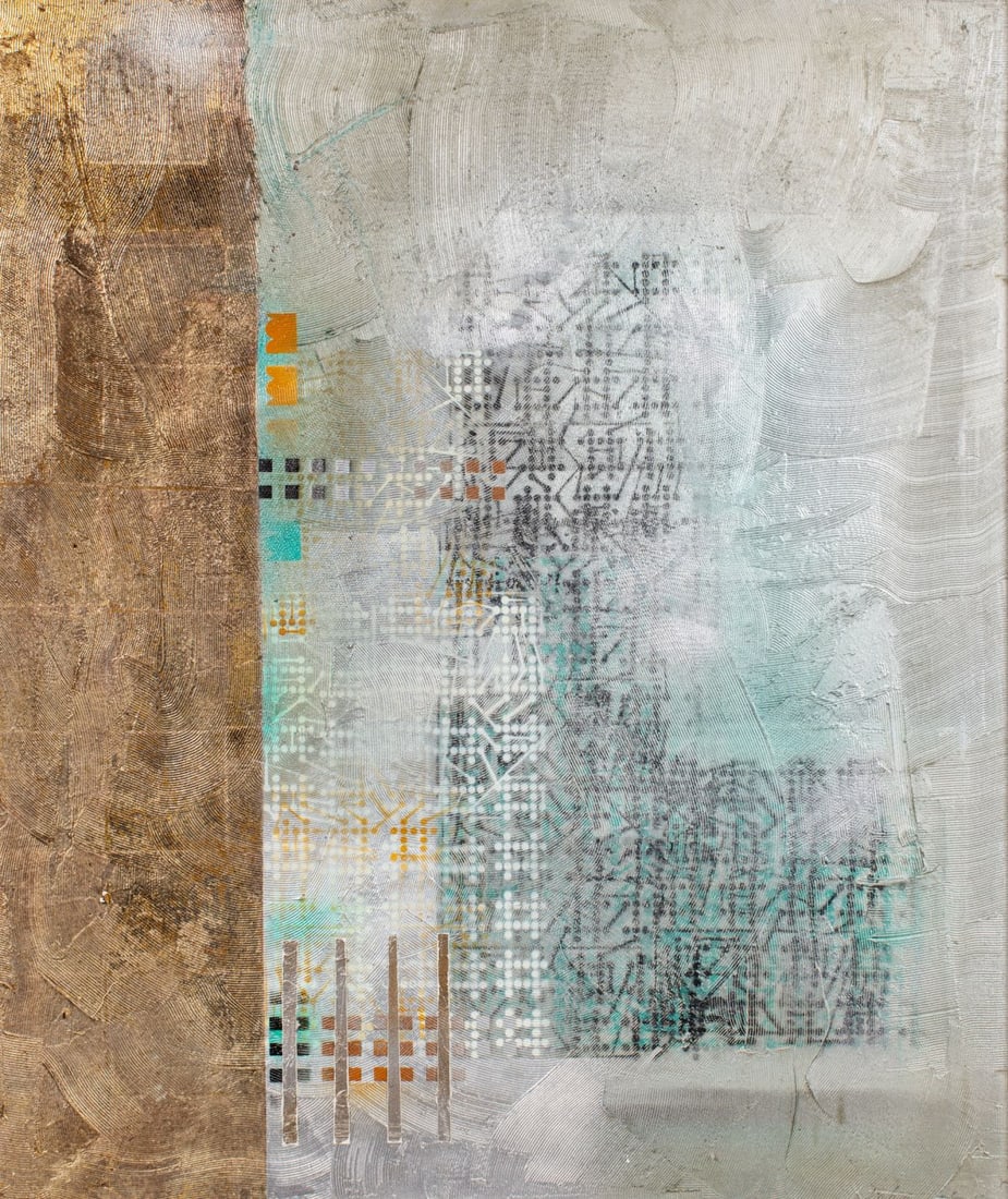 Jiri Suhajek "Construction" Mixed Media Artwork (1 of 4)
