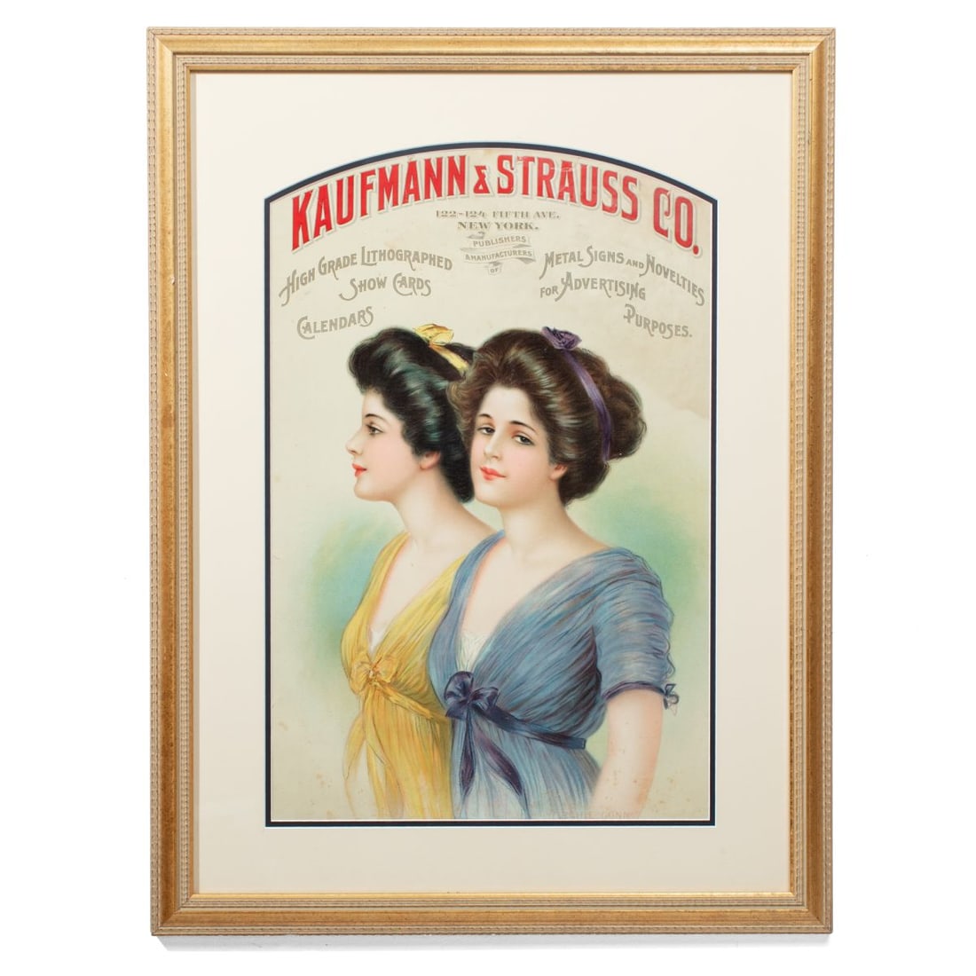 Antique Kaufmann & Strauss Co Advertising Display (1 of 3)