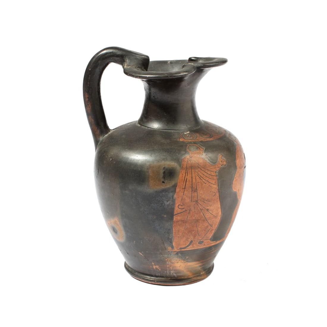 Greek Apulian Style Red Figure Oinochoe (1 of 4)