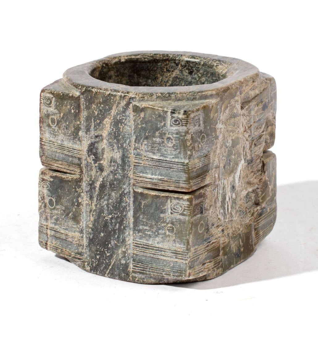 Chinese Neolithic Jade Cong (1 of 8)