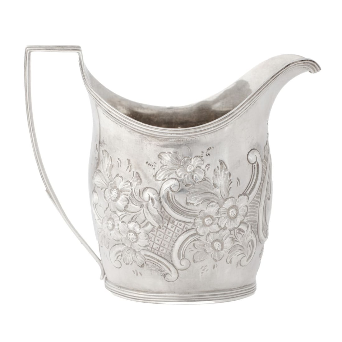 1803 English Sterling Silver Cream Jug (1 of 6)