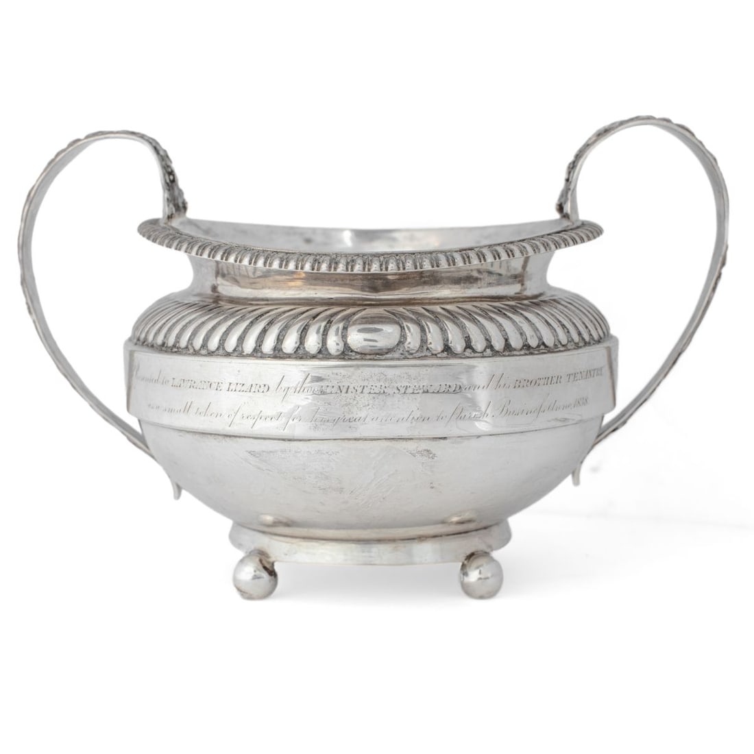 1818 Soloman Royes & John East Dix Silver Bowl (1 of 7)