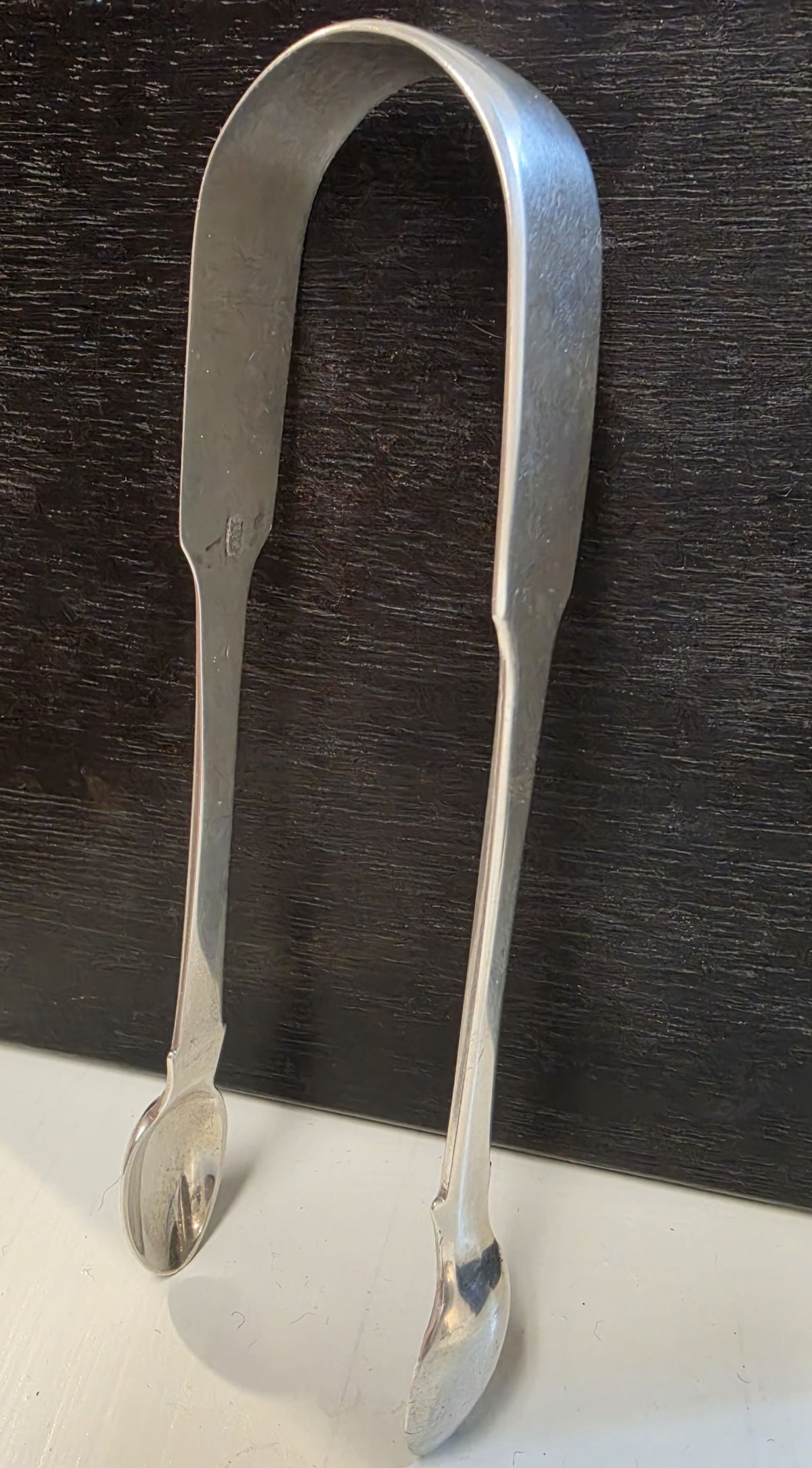 1814 John Lias Silver Sugar Tongs: 1814 John Lias Silver Sugar Tongs 42 grams approx. 5.5" L