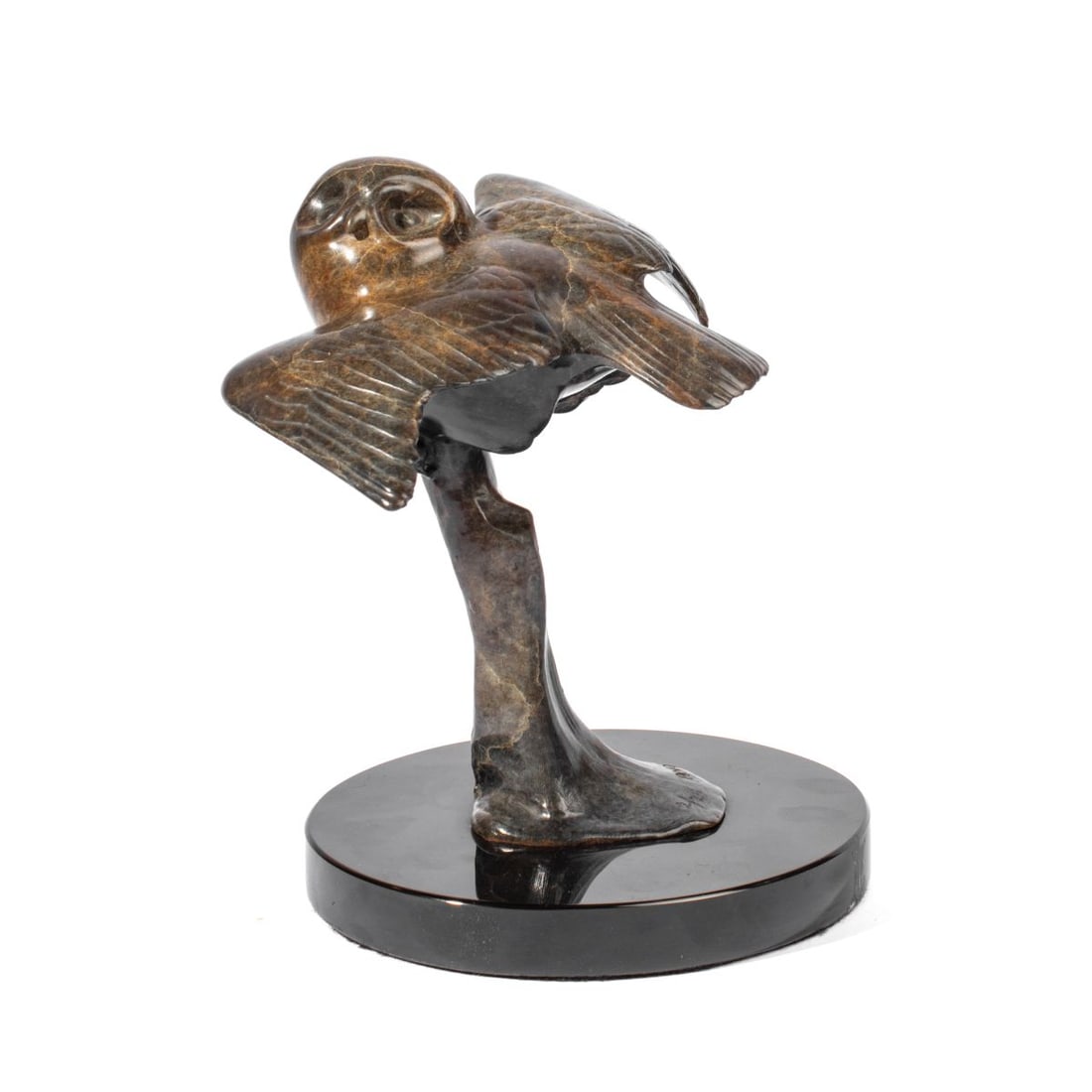 Tony Angell (WA) "Flying Owl" Bronze Sculpture (1 of 5)