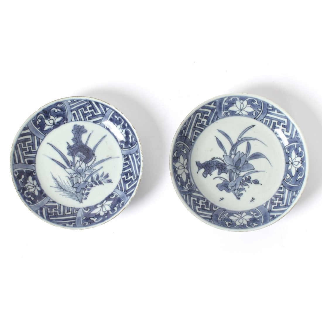 Two Chinese Ming Blue & White Dishes (1 of 3)