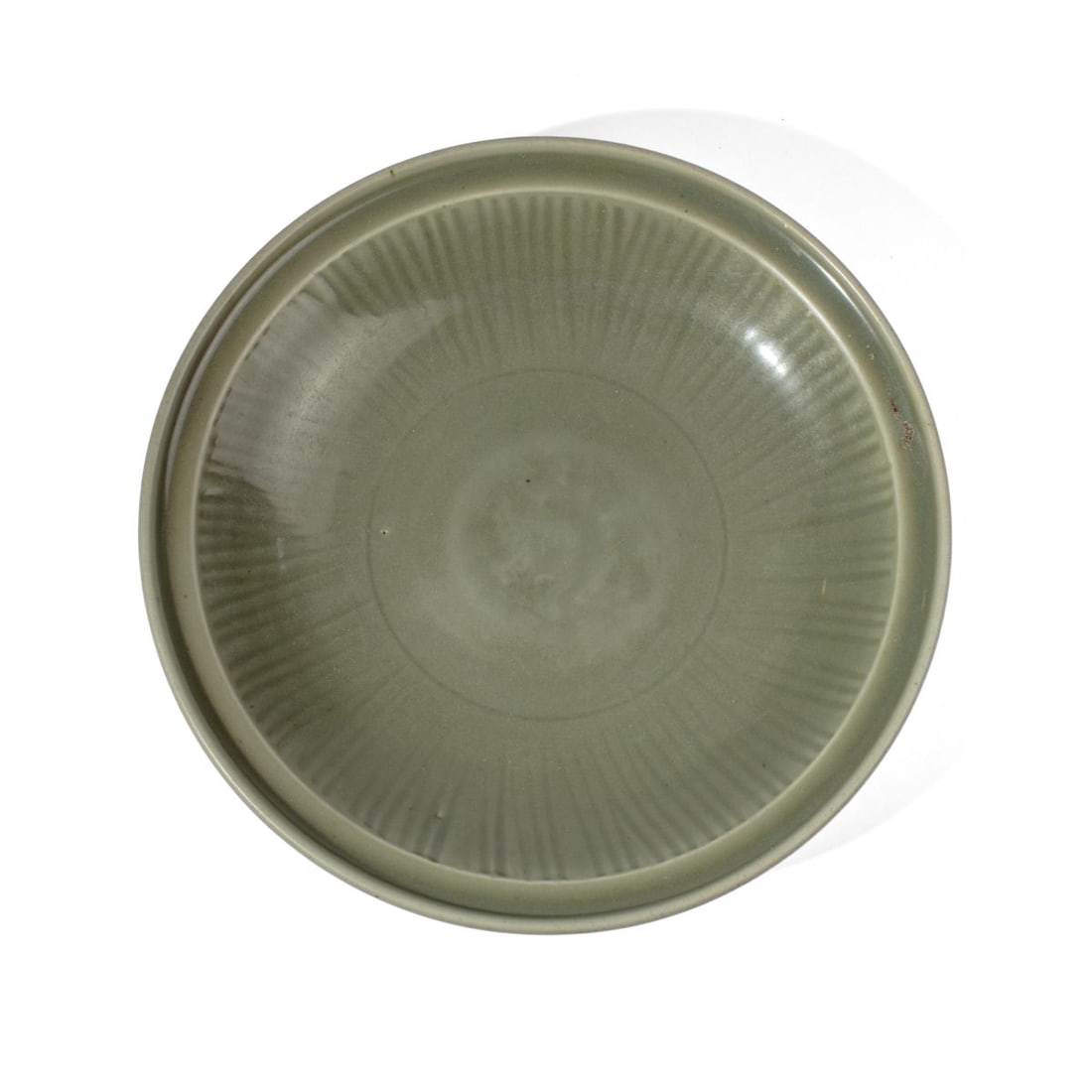 Large Chinese Longquan Celadon Charger 14.5" (1 of 6)