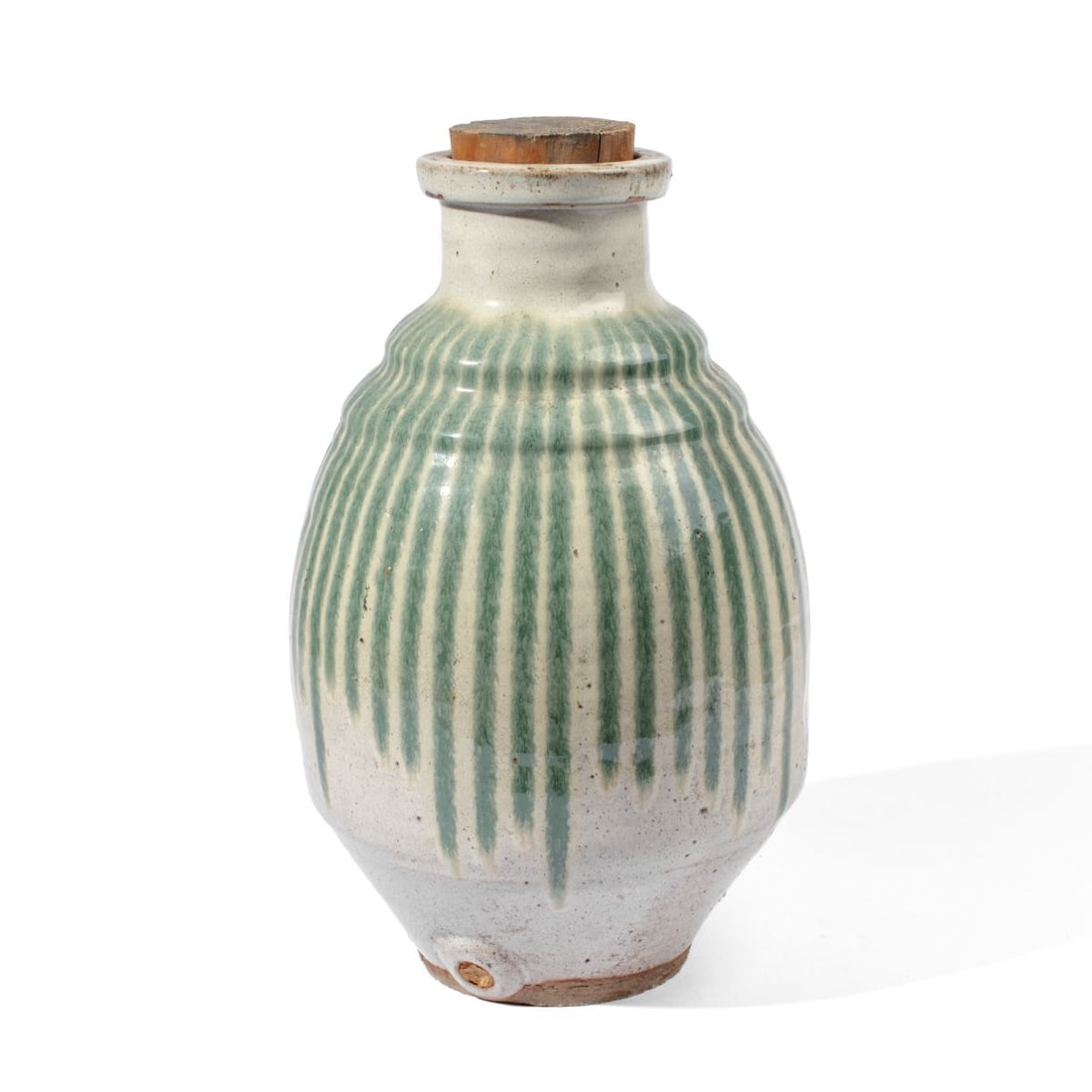 Antique Japanese Shigaraki Ware Sake Storage Jar (1 of 4)