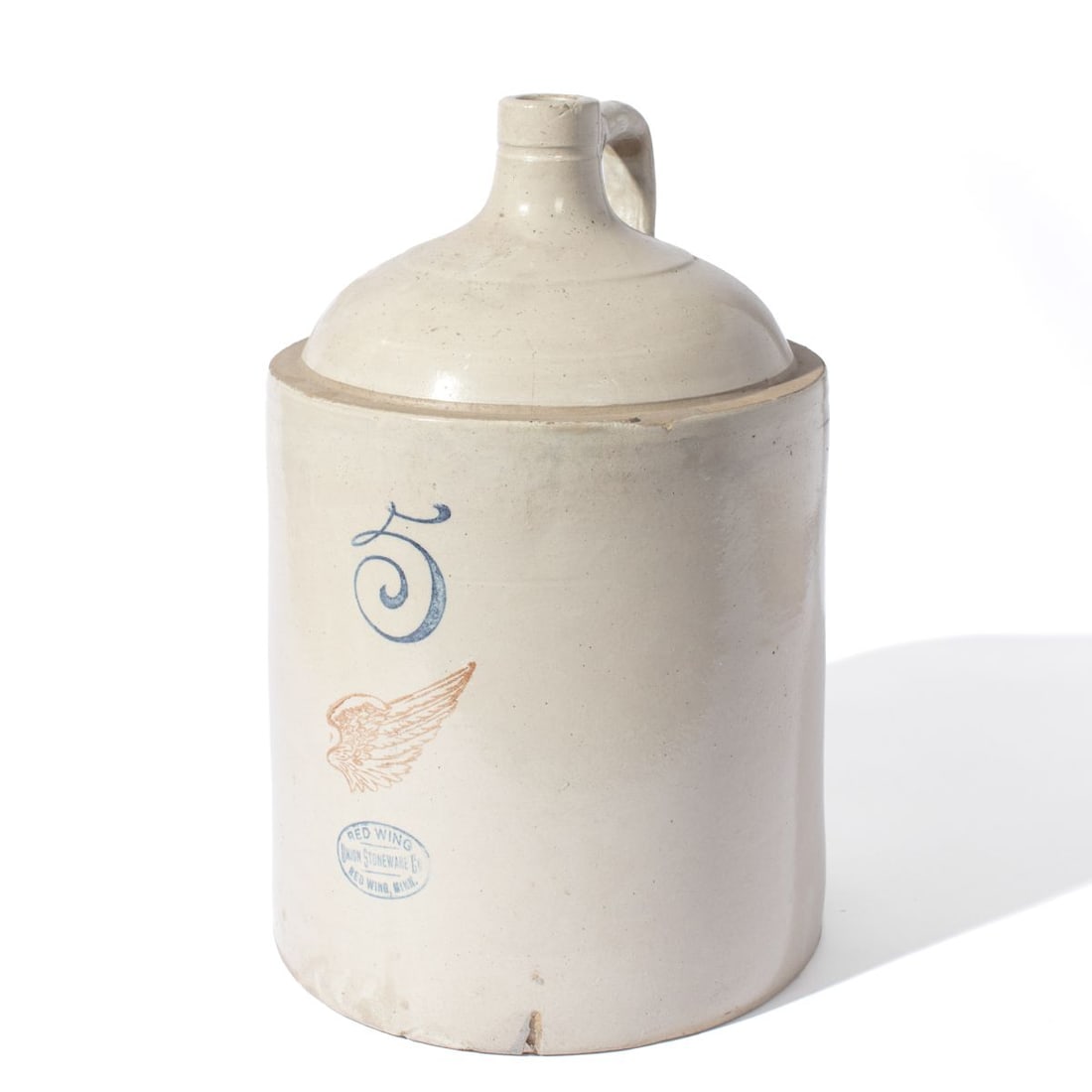 Red Wing Union Stoneware Co 5 Gallon Crock Jug (1 of 6)
