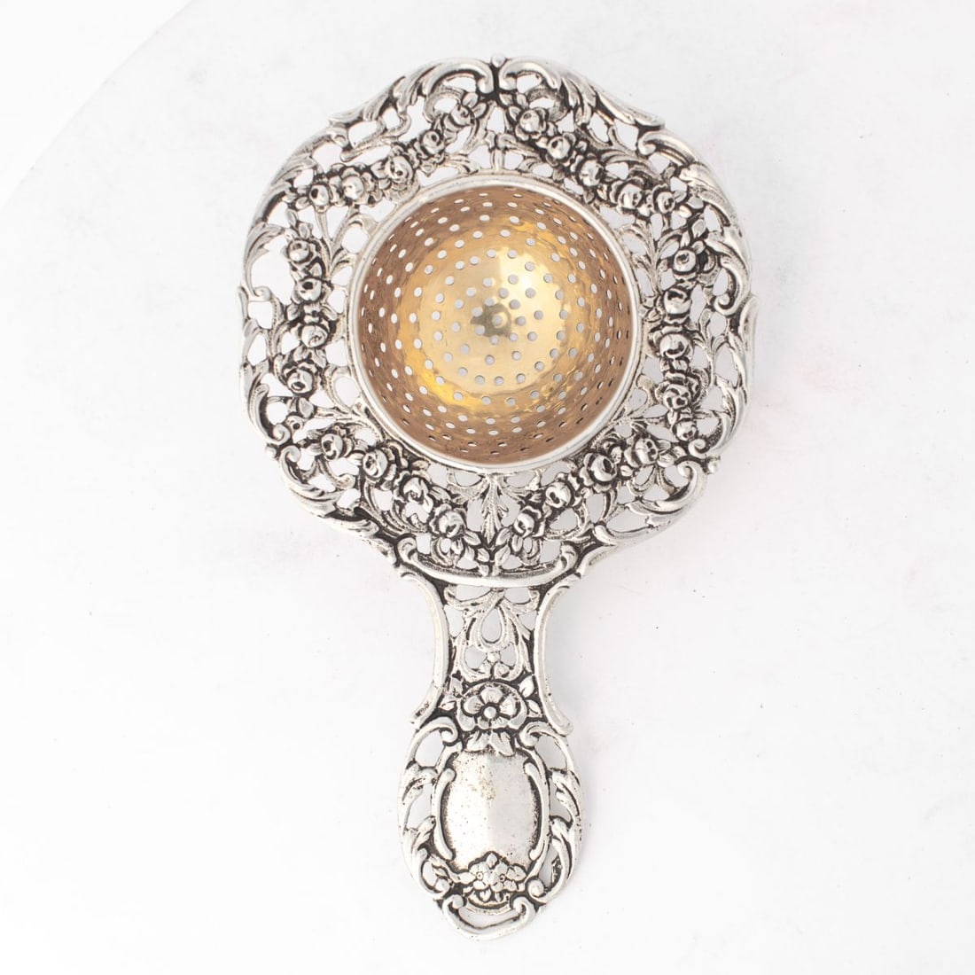 Peruzzi Florence 800 Silver Tea Strainer - 2