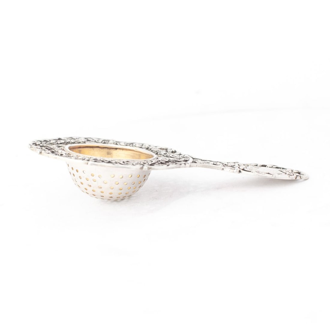 Peruzzi Florence 800 Silver Tea Strainer - 3
