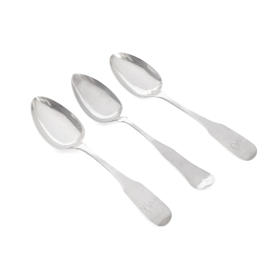 Antique Coin Silver Spoons / Palmer & Bachelders (1 of 8)