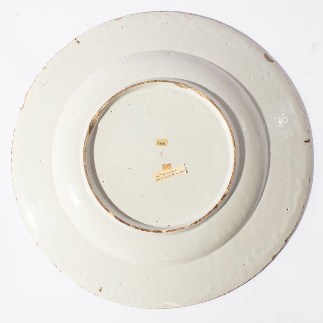 18th C. Lambeth Delft Polychrome Charger - 6