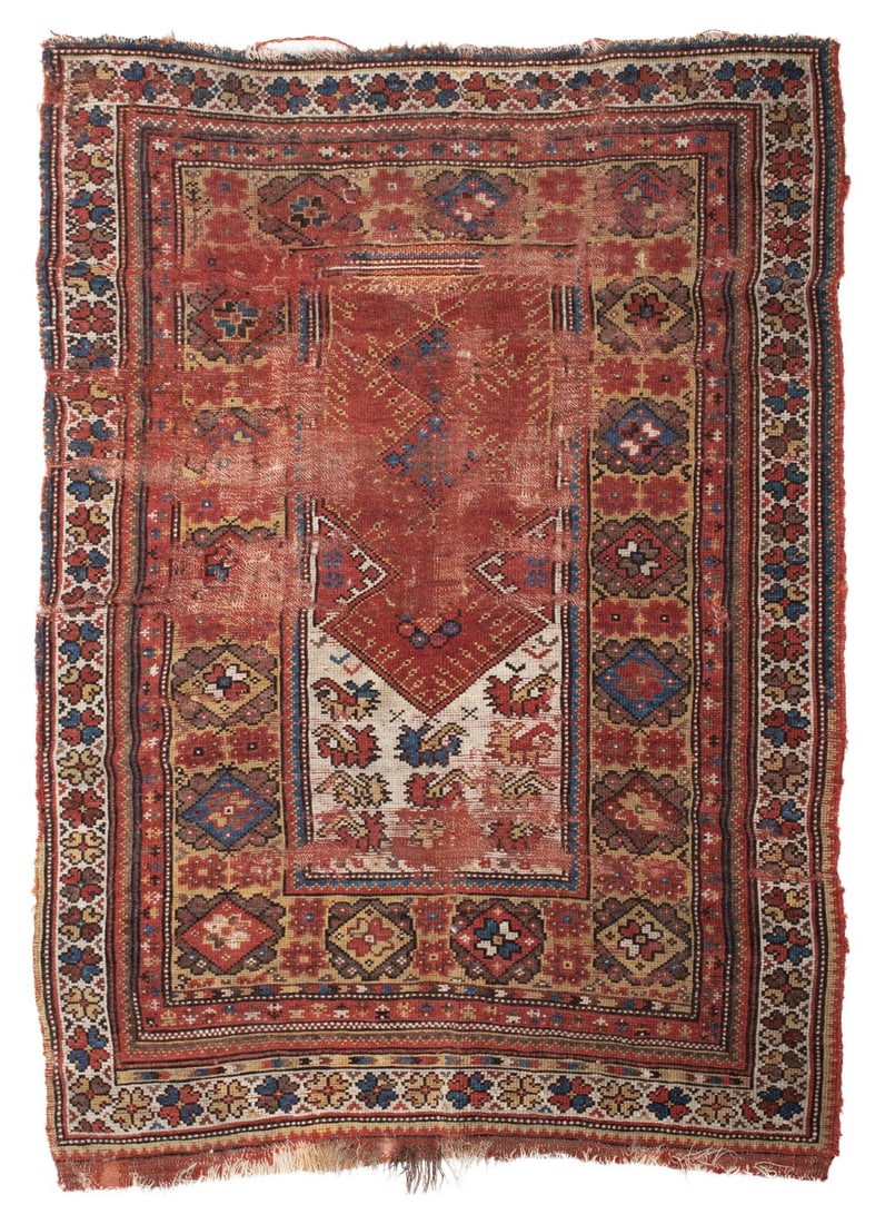Antique Hand Knotted Persian Rug (1 of 5)