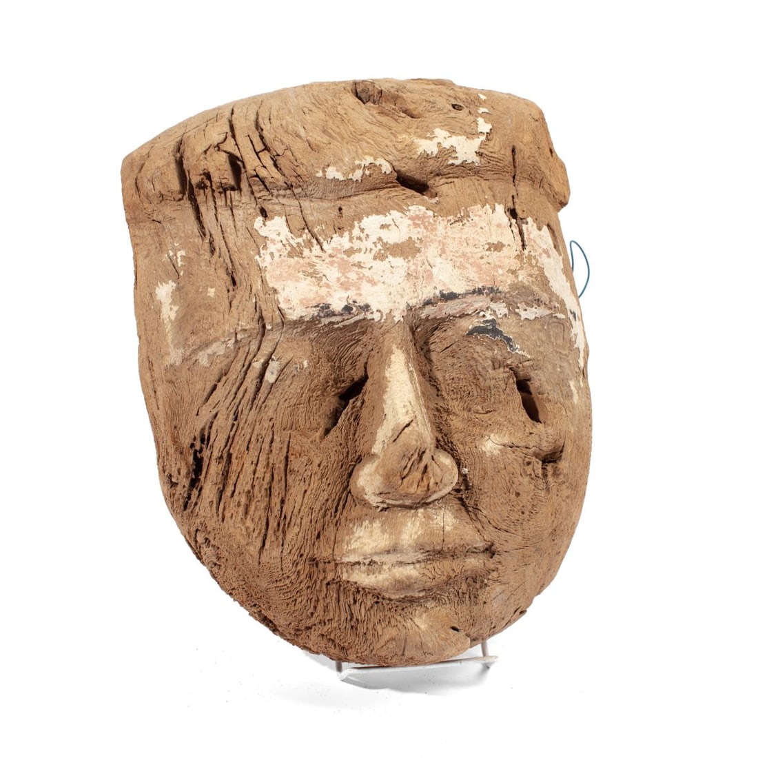 Egyptian Style Wood Mummy Funerary Mask (1 of 3)