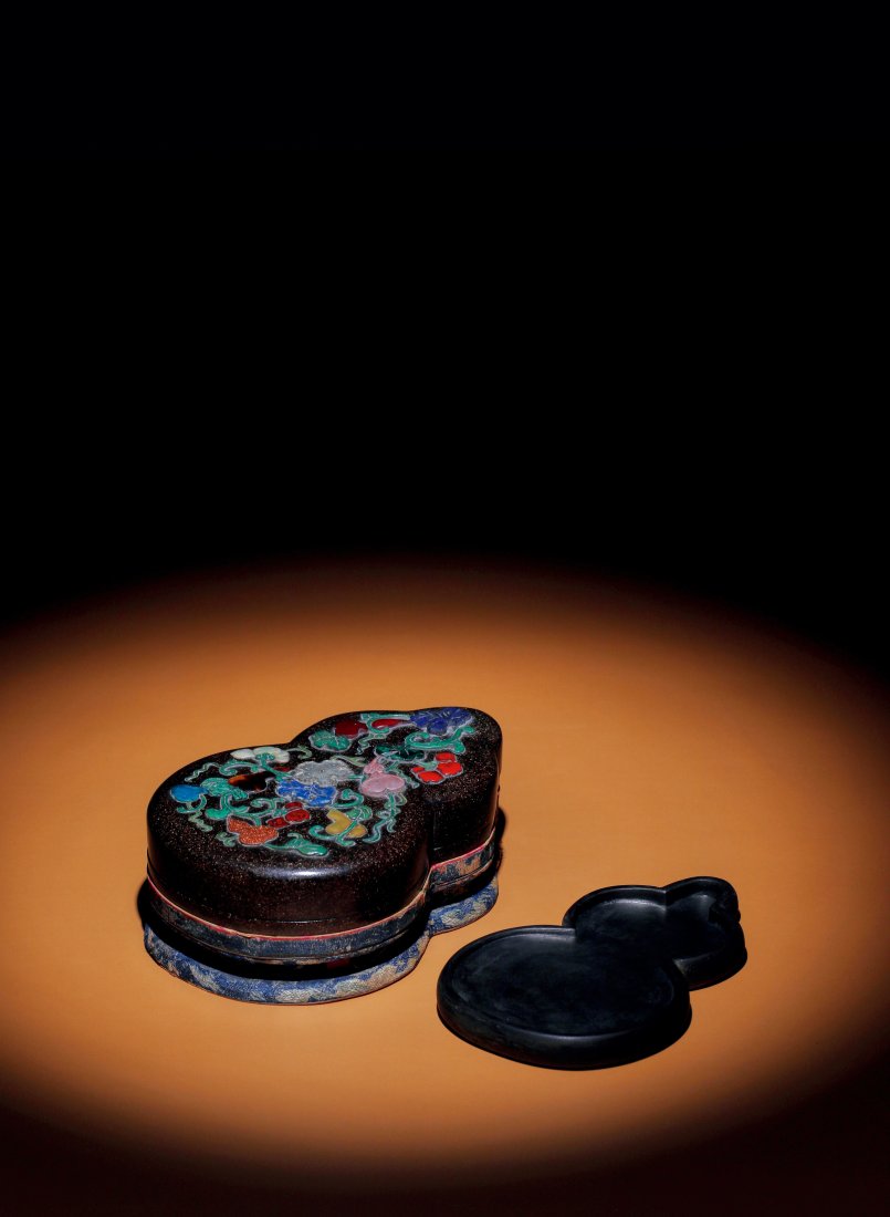 Qing Jiaqing , ink stone: Qing Jiaqing,ink stoneå‚™è¨»ï¼šéŒ¦å¸ƒåº§å¢Šã€æœ¨ç›’,SizeL14.5cmâ˜…WEB Catalogï¼šhttps://book.yunzhan365.com/bookcase/jvtek/index.html