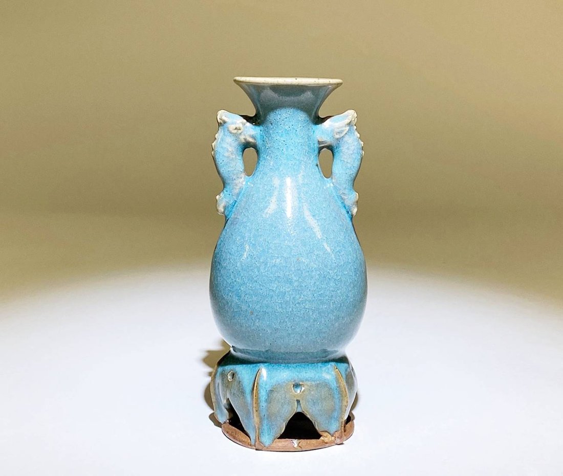 YUan , Jun Ware vase: SizeH17.5cmâ˜…WEB Catalogï¼šhttps://book.yunzhan365.com/bookcase/jvtek/index.html
