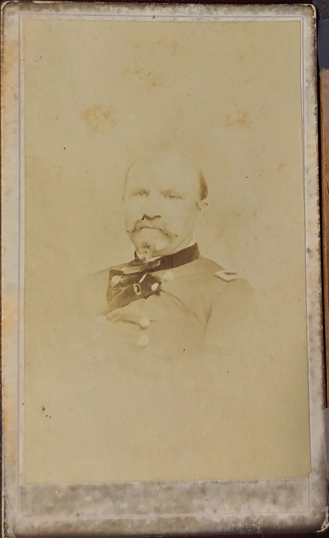 CDV COL. JOSEPH CONRAD 15th MISSOURI & BREV. BRIG. GEN.: The German born Conrad had attended a military academy and served as a Prussian officer before emigrating to Missouri. Serving as a Captain in the 3rd Missouri, he was captured at Neosho, Missouri, in