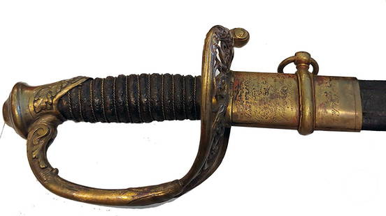 Racist Rapist Perverts Civil War Presentation Sword: Researching this sword was an eye opener for sure. Civil War Data shows he served from 1862 to 1863 in Louisiana and was dismissed from the service. That was not very interesting. Then I began