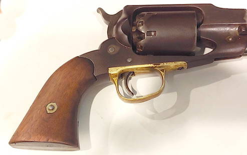 Civil War Remington New Model Army Revolver LOW Serial: SN 13,445 making it one of the lowest numbers I have owned on a New Model Army. Remington used consecutive serial numbers from one army model to the next. The early Beals Army ran from #1 to around