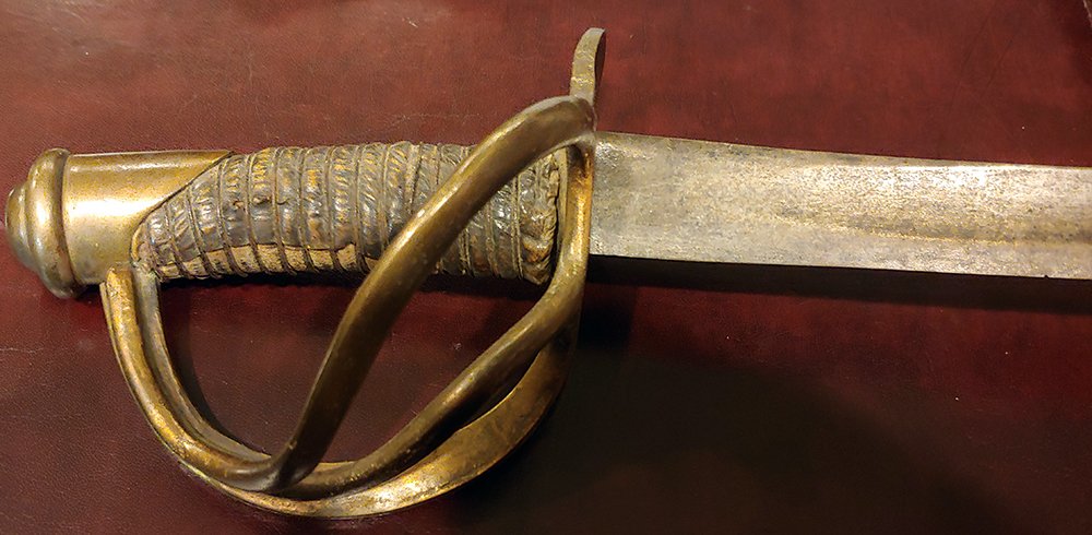 Confederate Civil War Cavalry Saber Haiman Georgia: 100% genuine and unaltered original Confederate enlisted cavalry saber manufactured by Haiman Brothers in Columbus, Georgia. This firm produced more sabers than any other sword maker during the Civil 