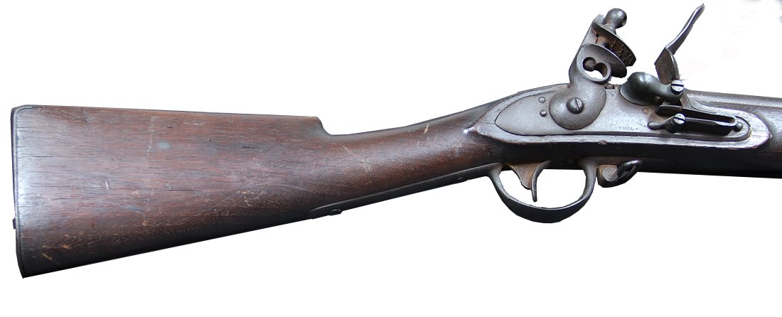 VERY RARE WICKHAM - J.J. HENRY US 1815 CONTRACT MUSKET: This incredibly scarce 1812-1815 Henry contract flintlock NJ musket with Wickham marked lock and New Jersey surcharges flew briefly under the radar at a recent show. It was tagged as a standard Model 