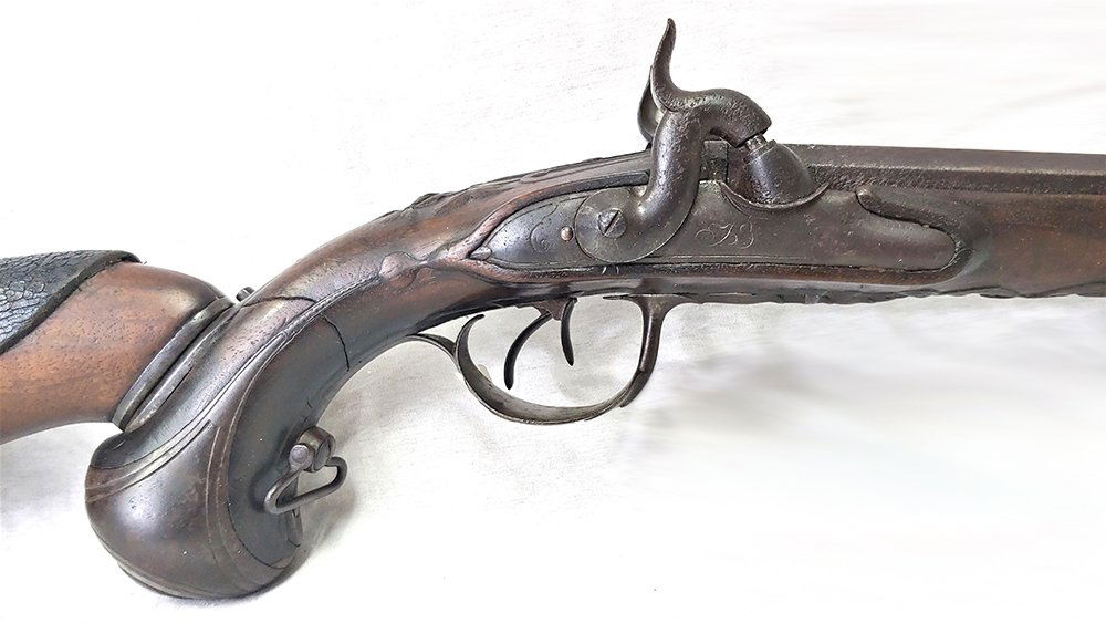 !700s Double Barrel w/ Detachable Stock: A fine French 18th century double barrel coach gun / shotgun combination of top quality manufacture. This is one of the more interesting antique firearms I have owned. It shows evidence of having been
