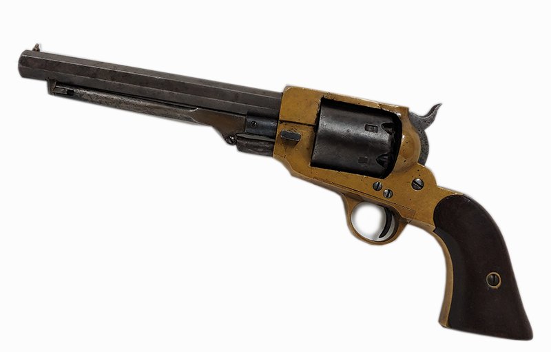 Confederate Spiller & Burr Revolver ex Albaugh: -NO RESERVE-EXTREMELY FINE AND VERY EARLY CONFEDERATE SPILLER & BURR REVOLVER. With an ownership history that is about as good as it gets.SN 105. Cal. 36. A top shelf example of the incredibly scarce 