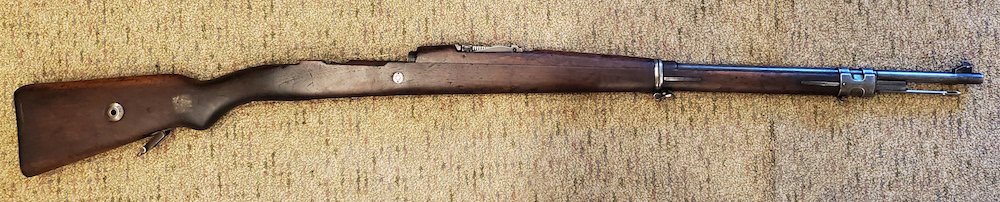 G-98 German Mauser Rifle Parts: -NO RESERVE-No actions... Non Guns. just what you see here. WW1. WW2 German infantry rifle ready for restoration. Faint import markings on under side of the barrel near the muzzle. Details and photos 