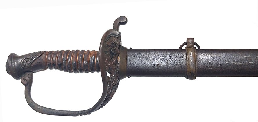 Confederate Kraft Goldschmidt Kraft Staff Sword: -NO RESERVE-Super example of one of the classiest Civil War Confederate swords produced for the South. RARE & FINE KRAFT GOLDSCHMIDT & KRAFT CONFEDERATE STAFF OFFICERS SWORD. This is among the most be