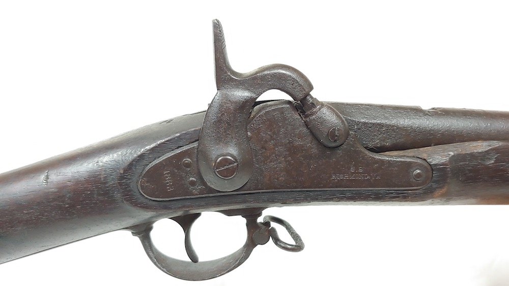 Civil War Confederate Richmond Rifle Musket: -NO RESERVE- You could not ask for a more honest and totally original and correct, GENUINE Confederate Richmond Rifle Musket. Every part is Richmond except for the rod which was added by the previous 