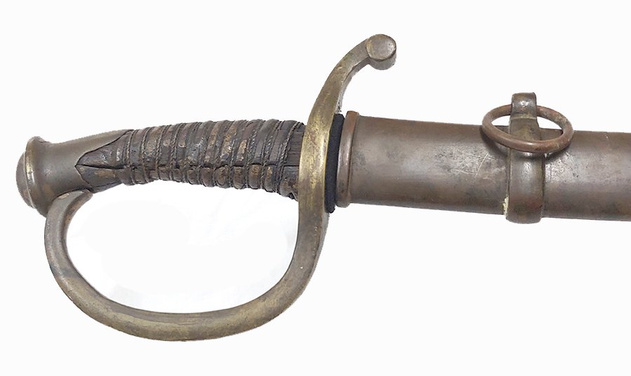 Griswold CSA Confederate Artillery Officer: -NO RESERVE- Civil War Confederate Griswold New Orleans made artillery officers saber and brass scabbard. This is a nice example of a maker marked and very scarce CSA saber. Signed on the ricasso -T.G