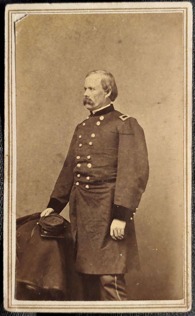 Photo of General John D. Stevenson: Stevenson, John D., brigadier-general, was born in the state of Virginia, but early in life took up his residence in Missouri, where he was living at the time of the Mexican war. On June 27, 1846, he 