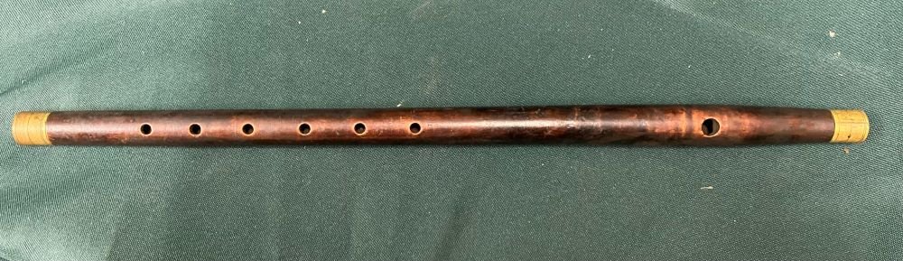 Civil War Era Fife: Civil War era 16 inch maple fife with brass end ferrules. Still plays. This can be shipped/mailed by US Mail for $10.00. Insurance is $1.50 per $100 value. USPS signature service is $3.00 -- NO SHIPM