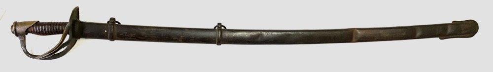 RARE CONFEDERATE CAVALRY OFFICER SABER BY B. DOUGLAS: This is a good example of the vary, very scarce Confederate cavalry officer's saber by B. Douglas of Columbia, S.C. What little is known about the maker comes from a Sept. 10, 1862, advertisement in a