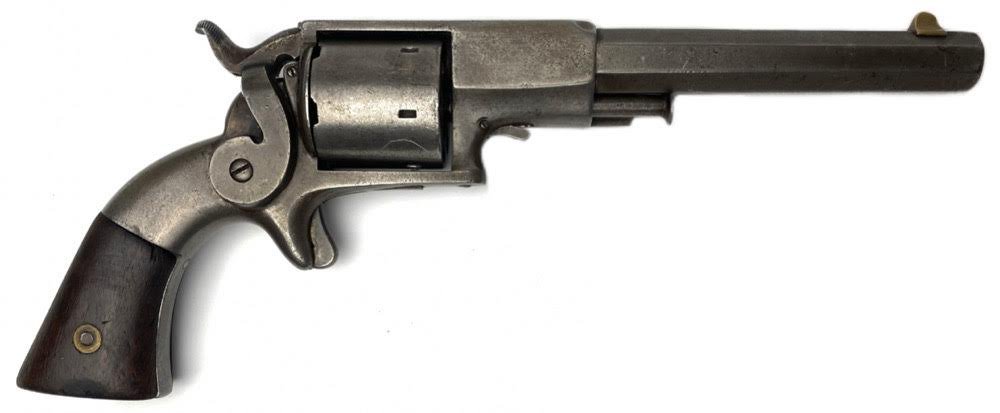 Allen and Wheelock Sidehammer Lipfire Revolver: You have to admire the engineering on these .32 caliber, six-shot revolvers. They use elements of the company's sidehammer and centerhammer percussion and lipfire revolvers along with a rather unique 