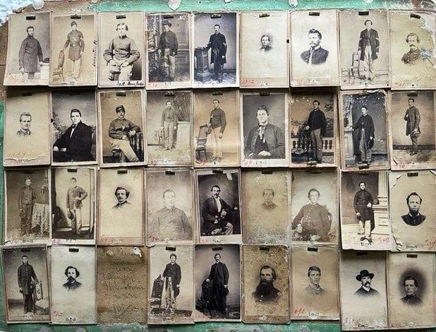 Civil War photos from postal dead letter office: What seems like just a short time ago, back in the early 1980s... Fred Jolly of Muncie, Indiana and myself bought several thousand carte de visite (CDV) photos from an elderly Indiana historian named 
