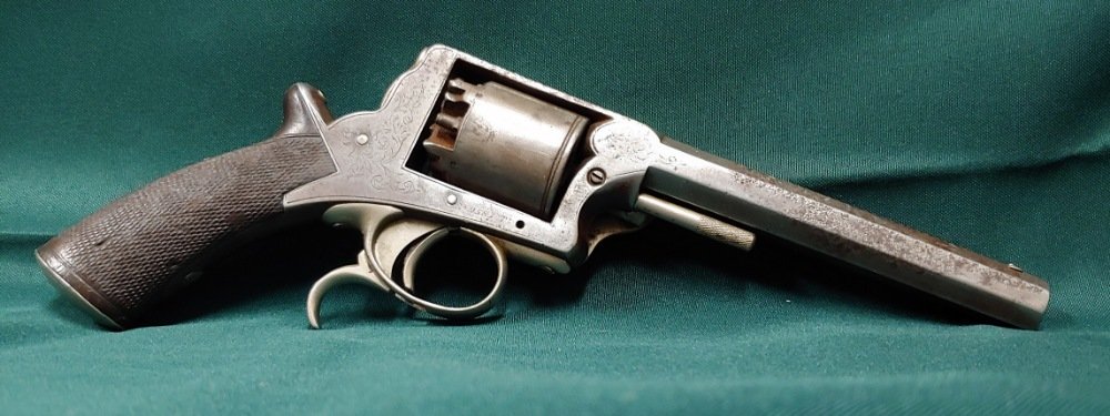 Hyde & Goodrich New Orleans Tranter United States South: About fair condition needs some parts. Serial number 9585-T which is very early on this self cocking model. It indicates manufacture in 1860 or 1861. Doesn-t get much more Confederate than that. Wonde