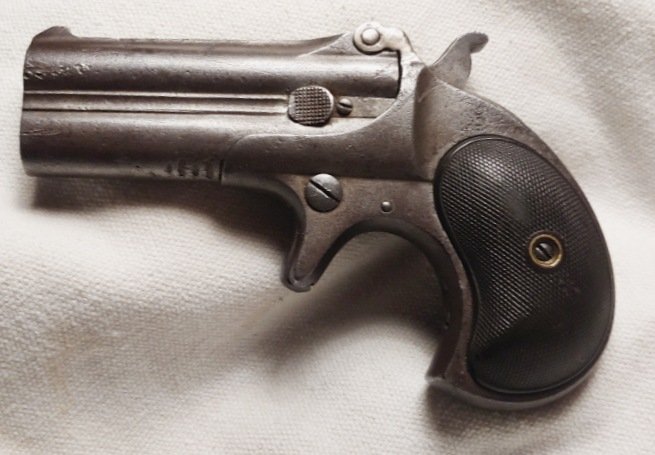 Classic Wild West Remington over under Derringer: Designed by Remington just after the Civil War this is the most iconic of all Wild West derringers. I believe nearly every western movie ever made had a scene with someone showing off one of these 41 