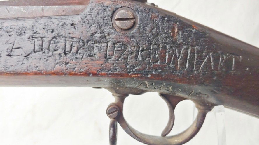 48th Pennsylvania Carved Springfield Musket