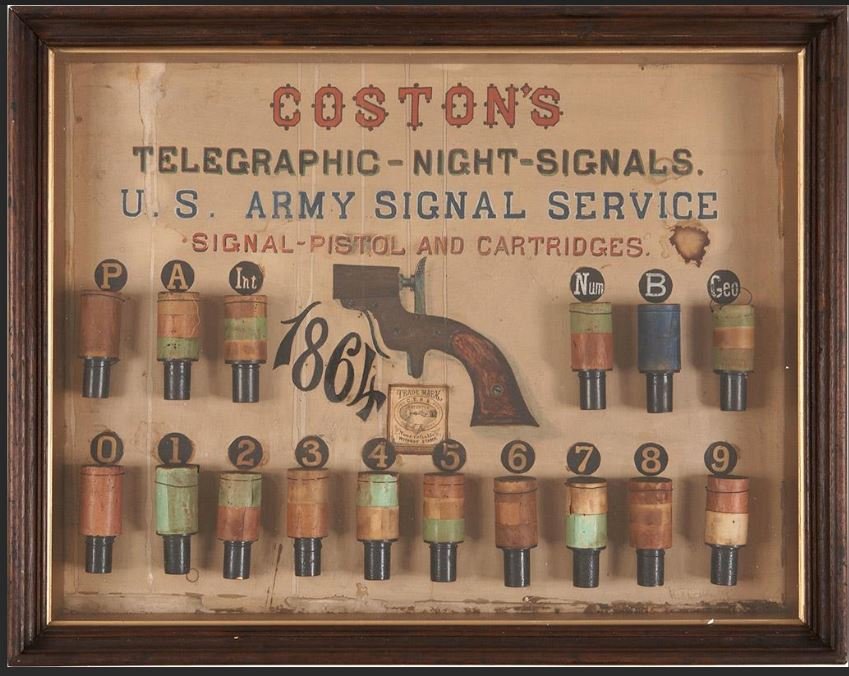 Incredibly Rare Civil War Signal Corps flare box