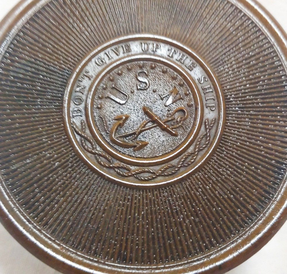 Civil War Navy Don't Give Up the Ship Soap Dish