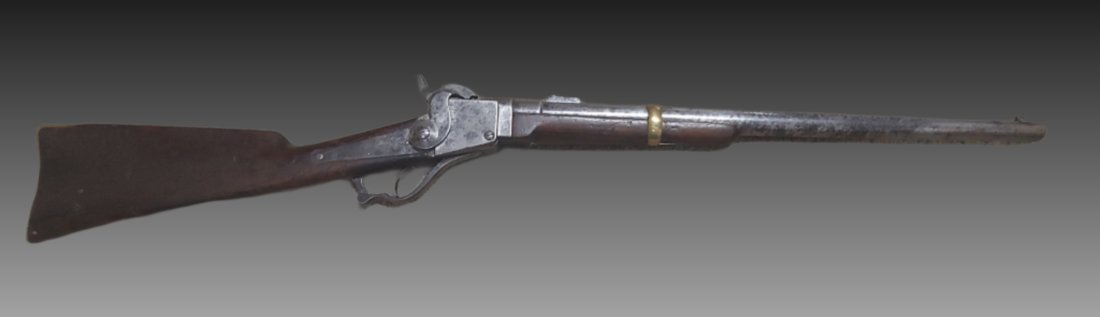 Civil War Starr Cavalry Carbine: .54 caliber, percussion made by the Starr Arms Company of Yonkers, New York. The Starr carbine resembled the more famous Sharps carbine and was rated higher than the Sharps in government trials. The f