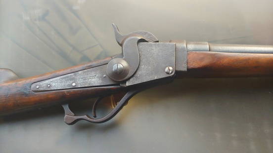 Starr Carbine 1st Arkansas Cavalry Identified: Carbine with history and a pile of archives records. Gun overall good condition, no rear sight and restored or replaced forend utilizing a replacement steel musket barrel band. Mechanically